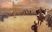 Ramon Casas i Carbo The Charge or Barcelona 1902 Germany oil painting reproduction